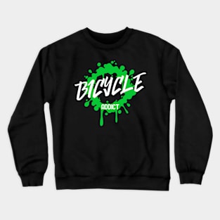 Bicycle Addict, Cyclist Crewneck Sweatshirt